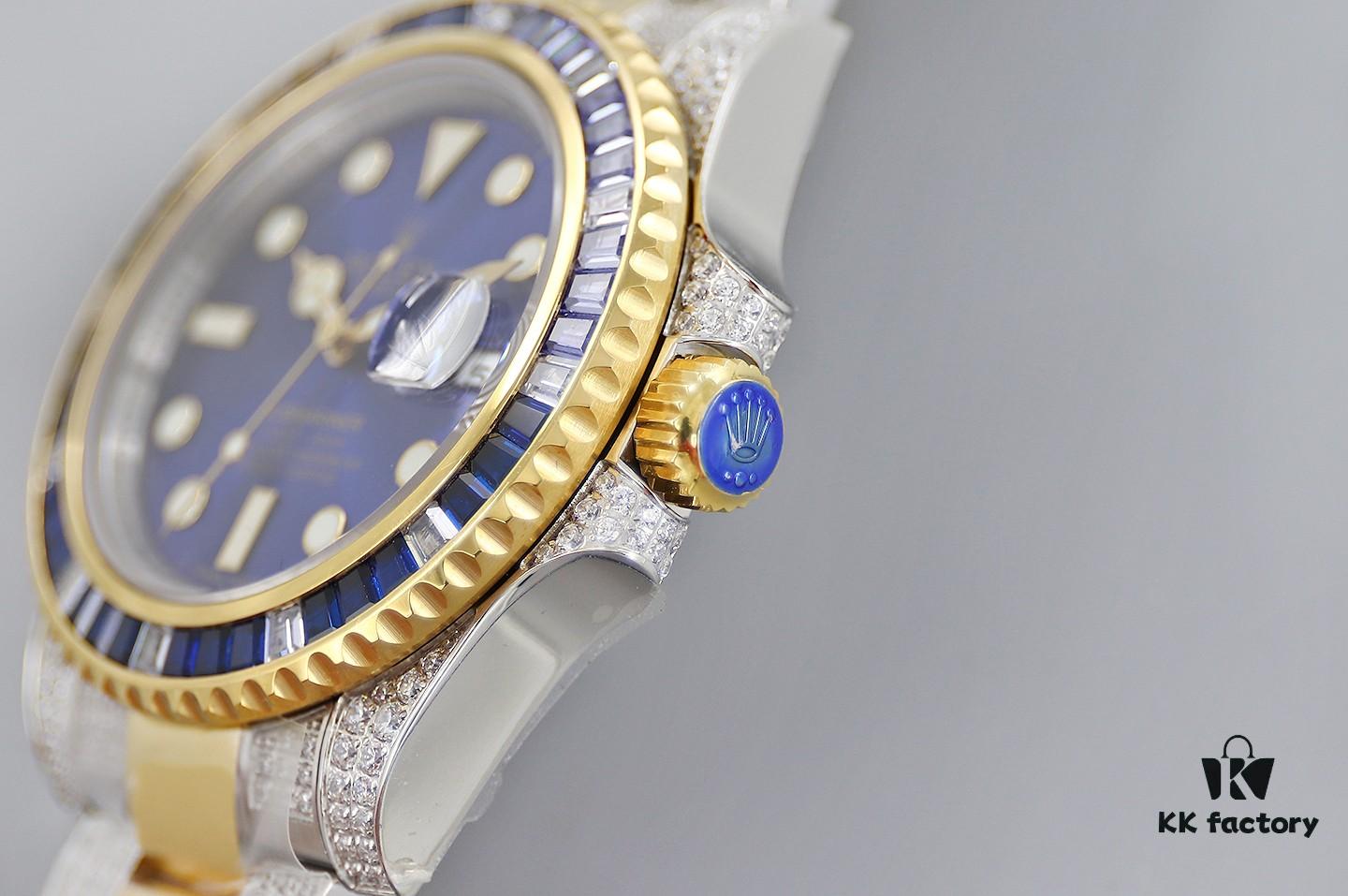 TWF Luxury Masterpiece, Rolex SUB Submariner Custom Diamond-Paved Edition