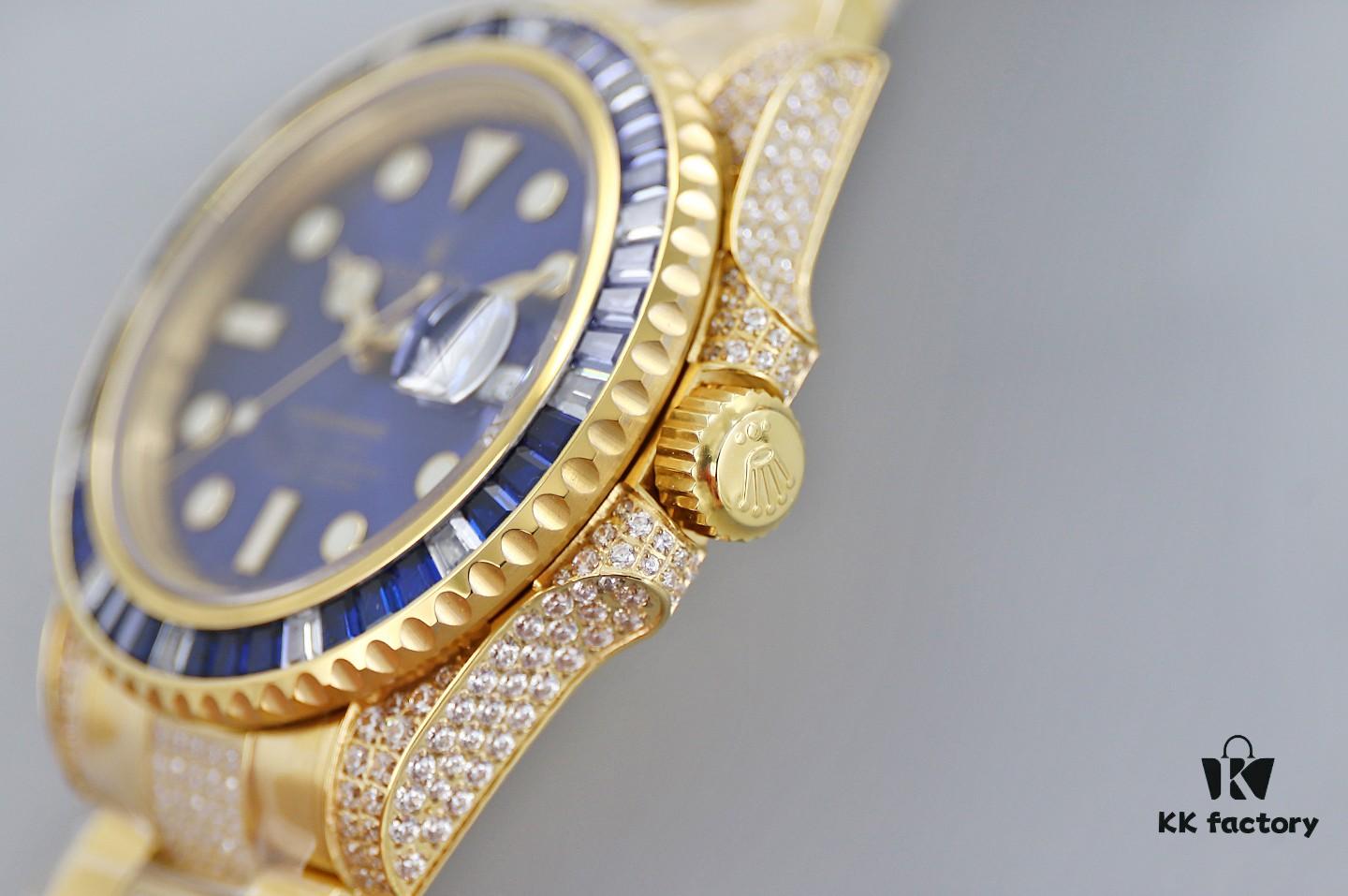 TWF Luxury Masterpiece, Rolex SUB Submariner Custom Diamond-Paved Edition