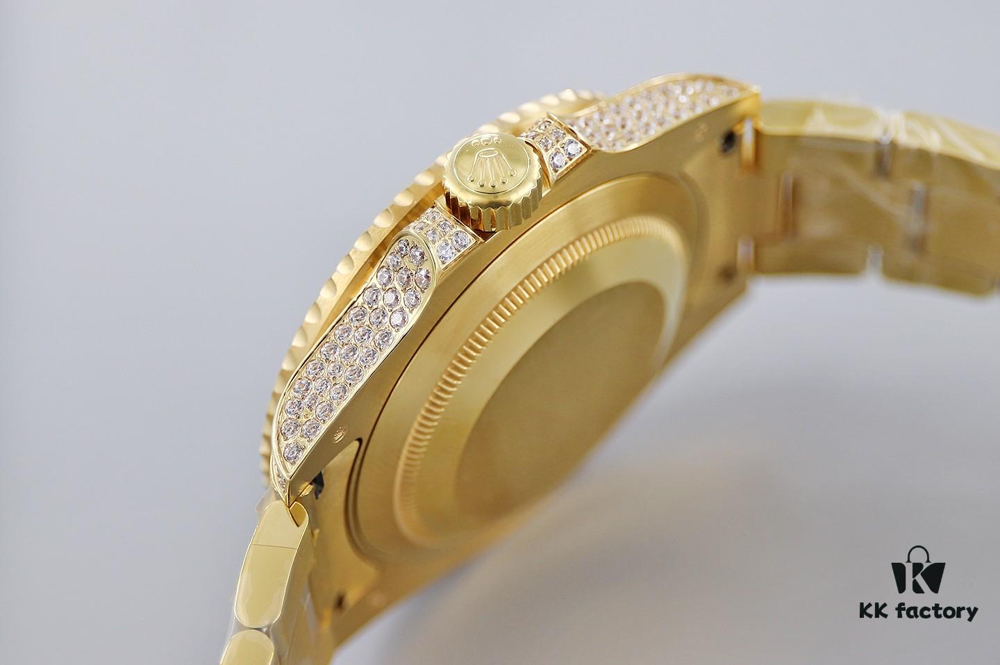 TWF Luxury Masterpiece, Rolex SUB Submariner Custom Diamond-Paved Edition