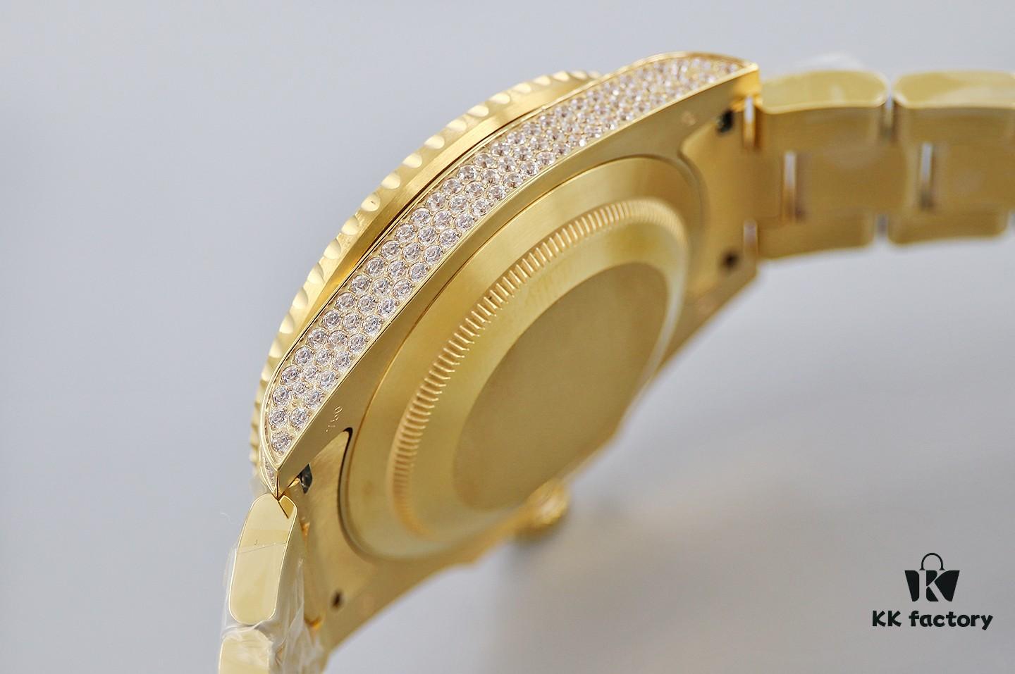 TWF Luxury Masterpiece, Rolex SUB Submariner Custom Diamond-Paved Edition