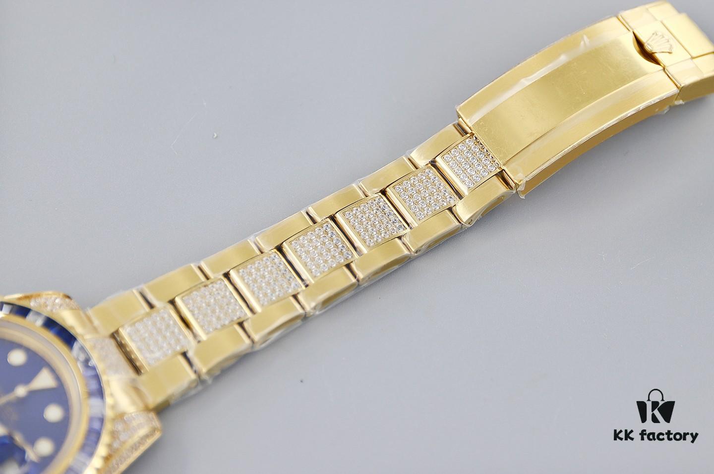 TWF Luxury Masterpiece, Rolex SUB Submariner Custom Diamond-Paved Edition