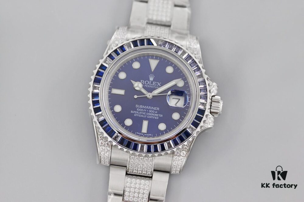TWF Luxury Masterpiece, Rolex SUB Sea-Seeker Custom Diamond-Paved Edition