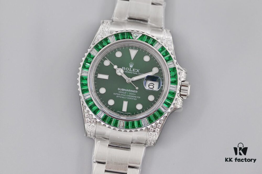 TWF Luxury Masterpiece, Rolex SUB Sea-Seeker Custom Bezel with Diamond Setting