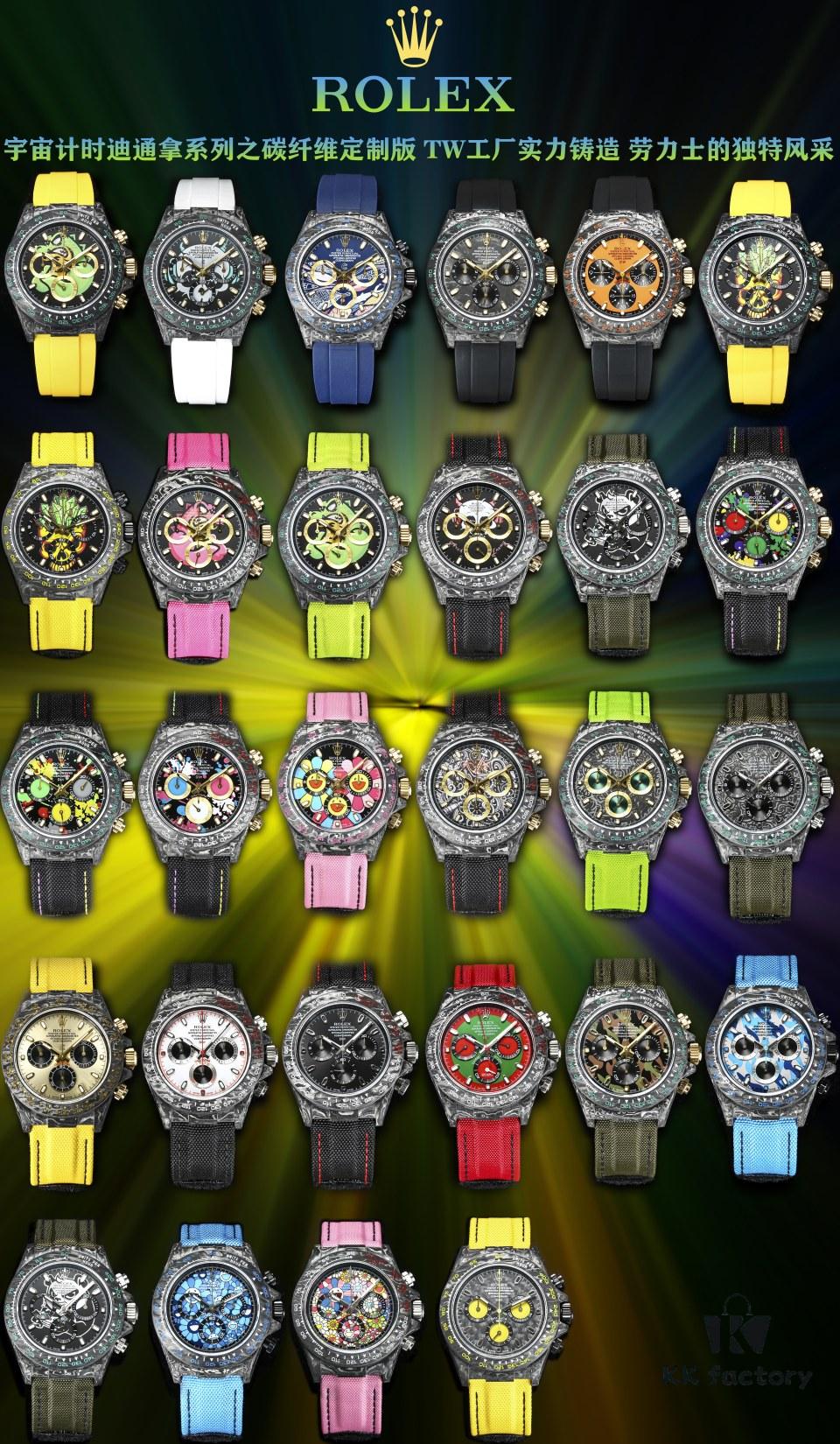 TW Factory Rolex Cosmograph Daytona Carbon Fiber Custom Edition