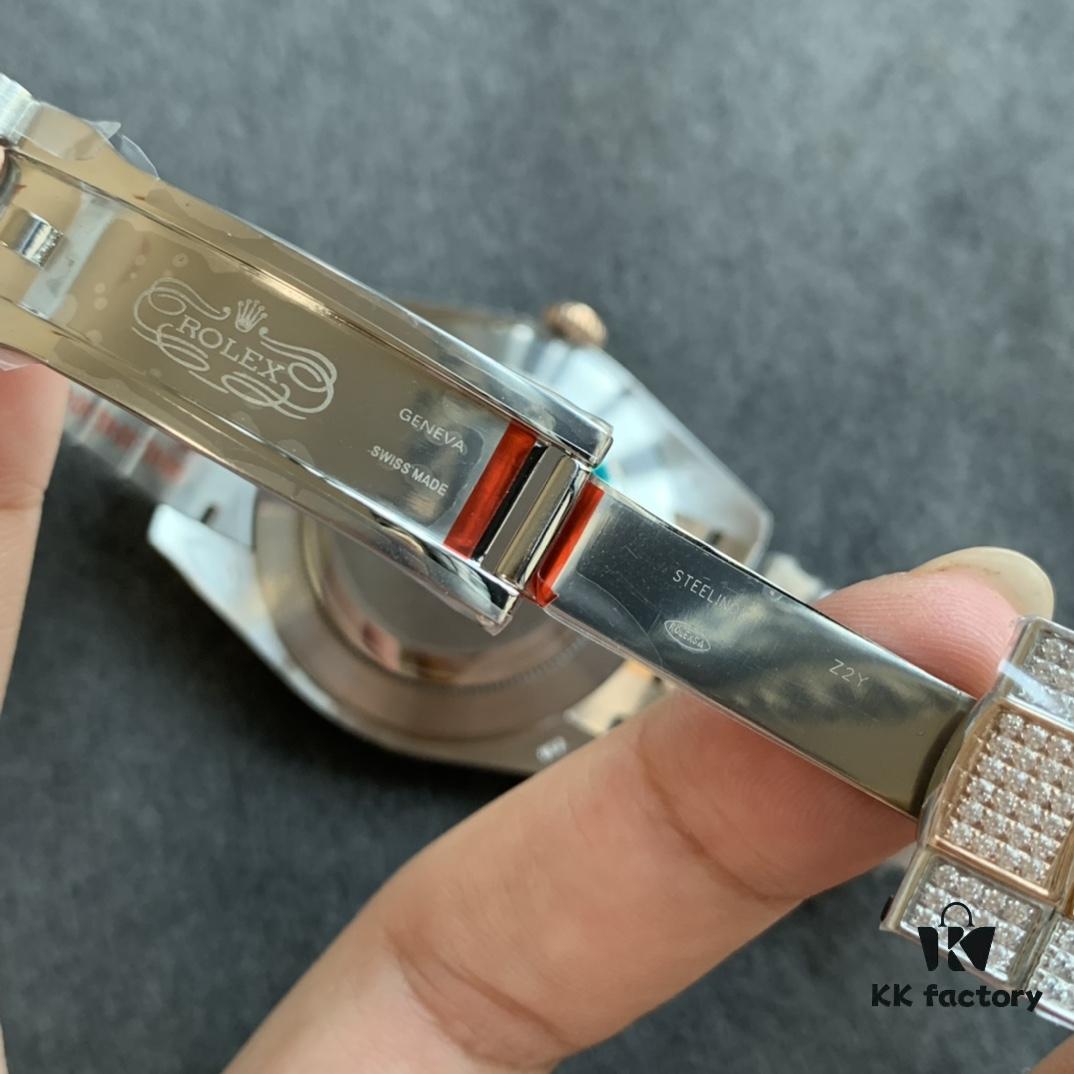 Limited Arrival! Brilliant ✨ Perfect Rolex Datejust Fully Paved Special Edition with 904L Stainless Steel and Full Diamond Setting