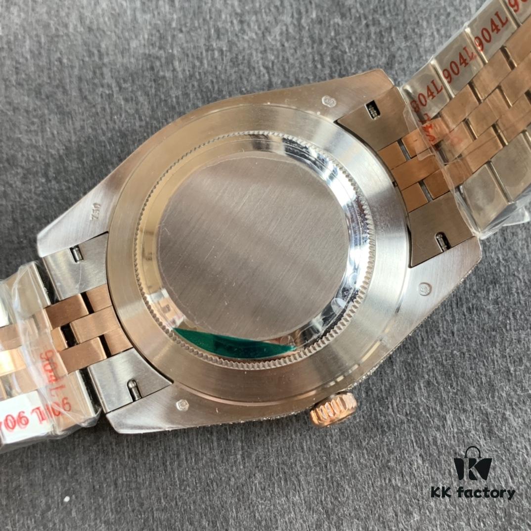 Limited Arrival! Brilliant ✨ Ultimate Rolex Datejust Fully Paved Special Edition with 904L Stainless Steel and Full Diamond Inlay