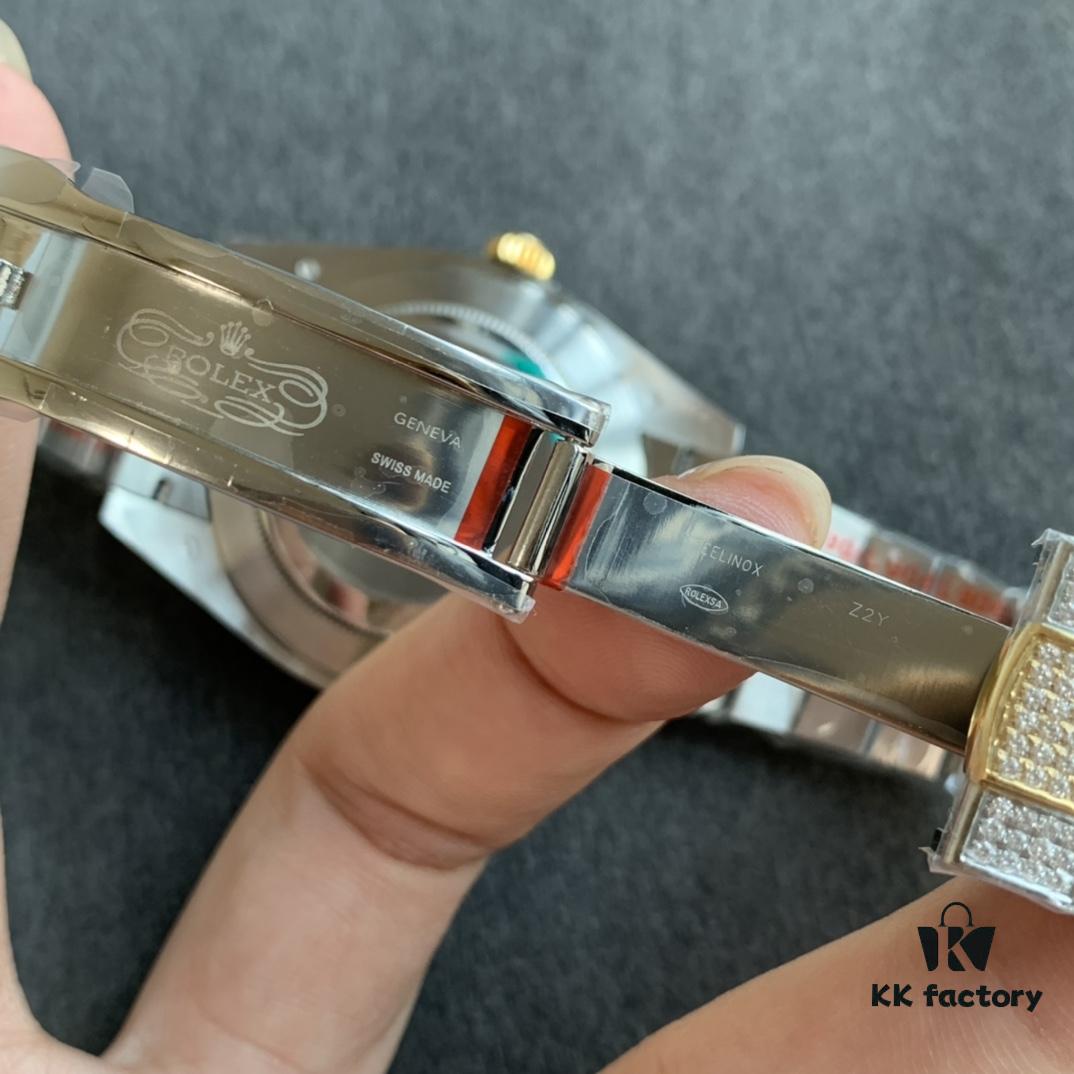 Limited Arrival! Brilliant ✨ Ultimate Rolex Datejust Full Diamond-Paved Watch – Special 904L Stainless Steel Fully Paved with Swarovski Crystals