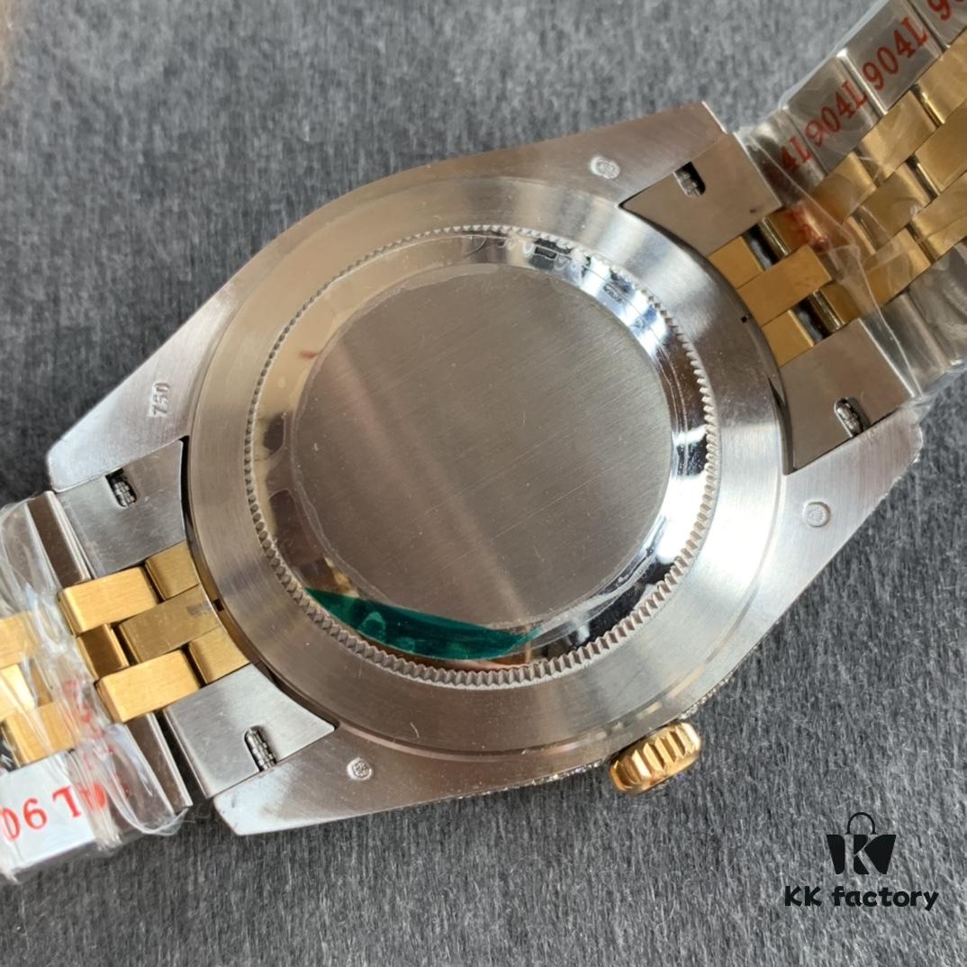 Limited Arrival! Brilliant ✨ Ultimate Rolex Datejust Full Diamond-Paved Watch – Special 904L Stainless Steel Fully Paved with Swarovski Crystals