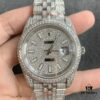 Limited Arrival! Sparkling to the Extreme – Perfect Rolex Datejust Full Diamond-Paved Special Edition in 904L Stainless Steel