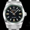 Rolex MILGAUSS Series 116400 Lightning Second Hand 904L Highest Version, DJ Factory's First Breakthrough – Green Sapphire Crystal Matches Genuine!