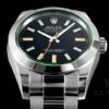 Rolex MILGAUSS Series 116400 Lightning Second Hand 904L Highest Version, DJ Factory's First Breakthrough – Green Sapphire Crystal Matches Genuine!