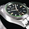 Rolex MILGAUSS Series 116400 Lightning Second Hand 904L Highest Version, DJ Factory's First Breakthrough – Green Sapphire Crystal Matches Genuine!