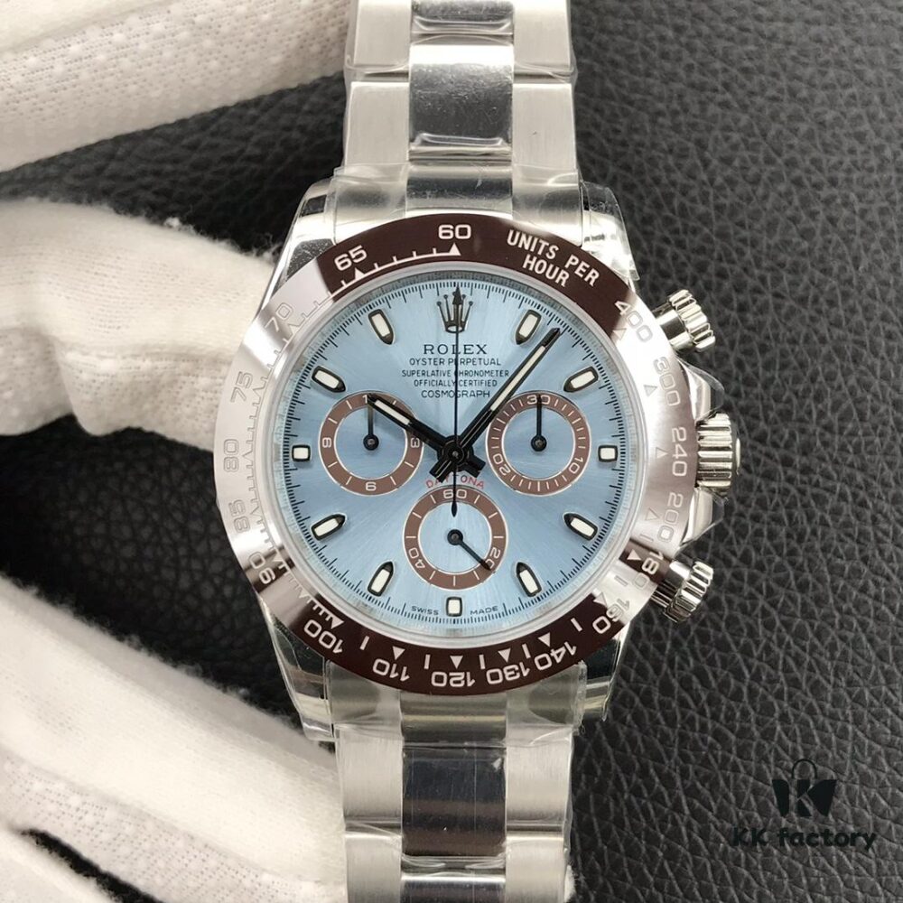 Ice Blue Dial Super Slim, Genuine Function Daytona Latest Model, Cosmograph Daytona Version