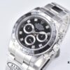 Clean Factory 116509 Enamel Black Dial Daytona with Diamond-Cut Moissanite