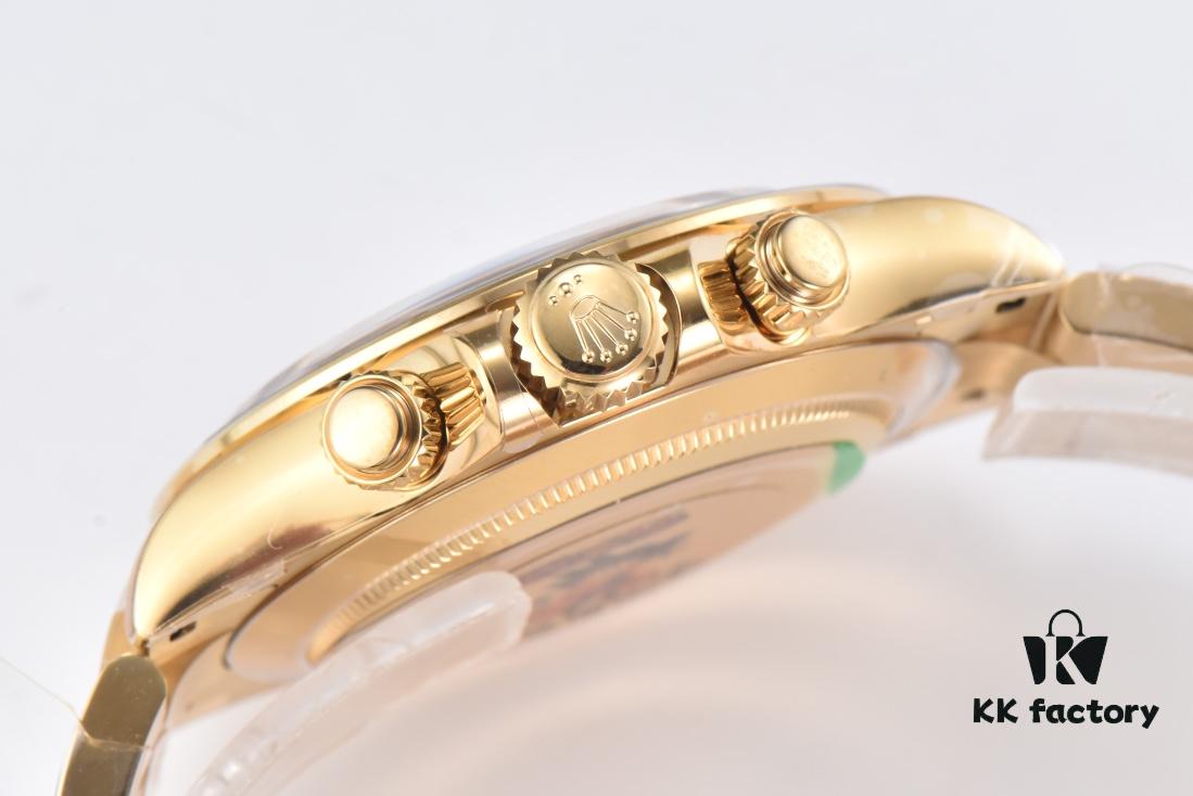 Clean Factory 116508 Diamond-Paved Natural Cloud Mother-of-Pearl Dial Daytona