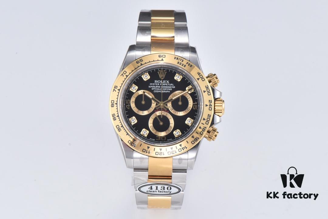 Clean Factory 116503 Diamond-Paved Black Dial Daytona