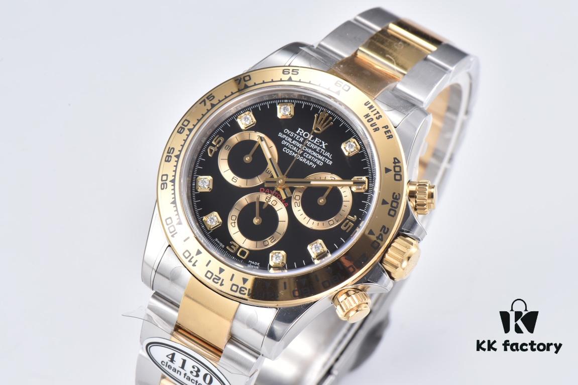 Clean Factory 116503 Diamond-Paved Black Dial Daytona