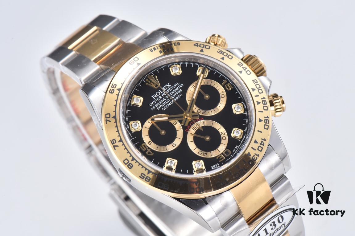 Clean Factory 116503 Diamond-Paved Black Dial Daytona