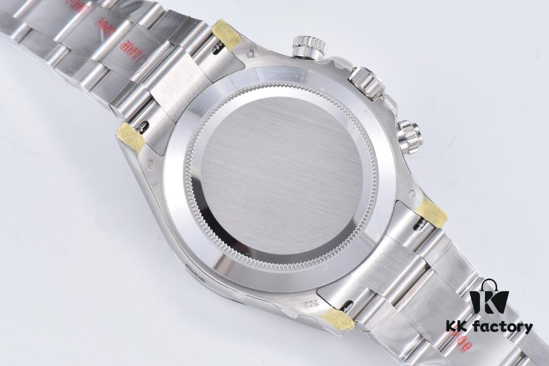 Clean Factory Platinum Daytona 116509 with Natural Cloud Mosaic Mother-of-Pearl Dial, Standard Moissanite Bezel – Zirconia Refused