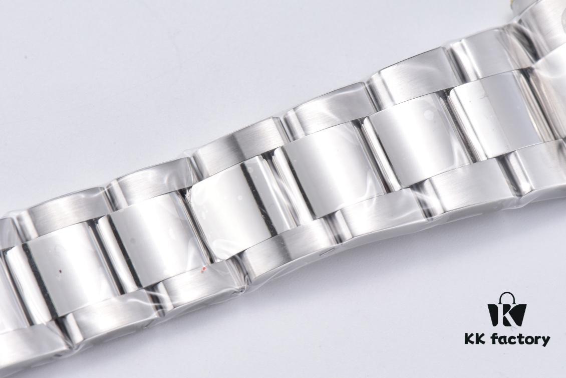 Clean Factory Platinum Daytona 116509 with Natural Cloud Mosaic Mother-of-Pearl Dial, Standard Moissanite Bezel – Zirconia Refused