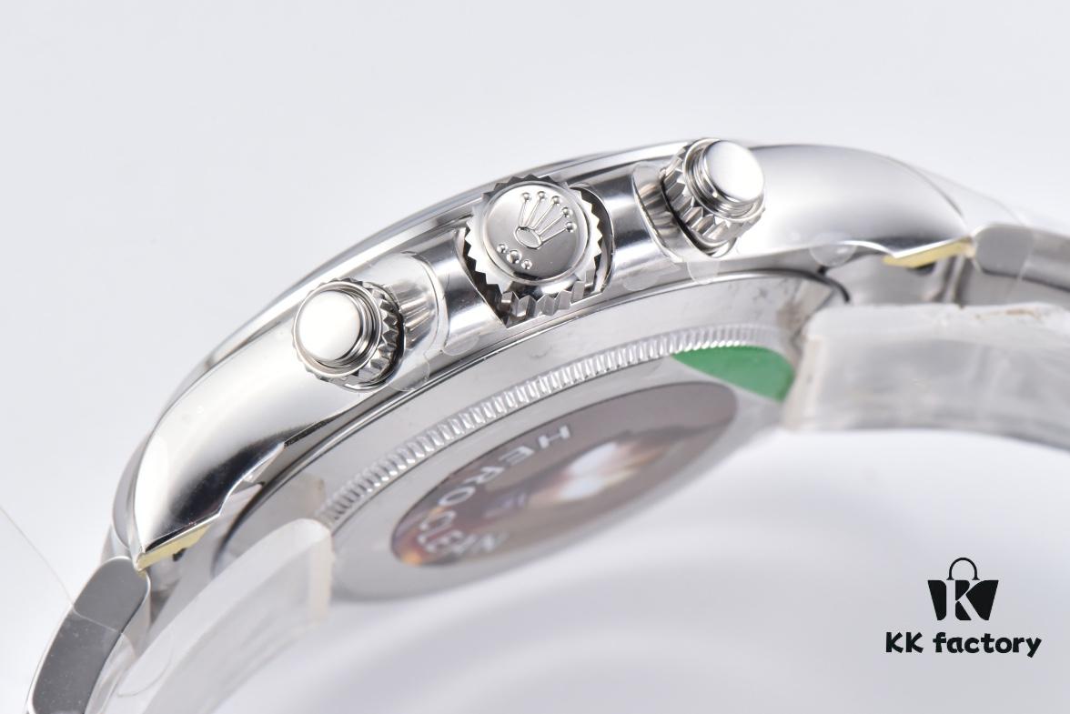 Clean Factory White Gold Daytona Outgoing 116509 White Gold Cement Grey / White Gold Red Devil