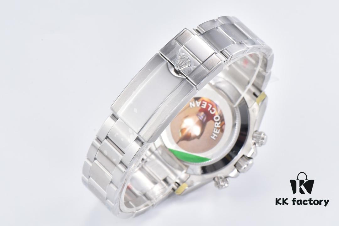 Clean Factory White Gold Daytona Outgoing 116509 White Gold Cement Grey / White Gold Red Devil