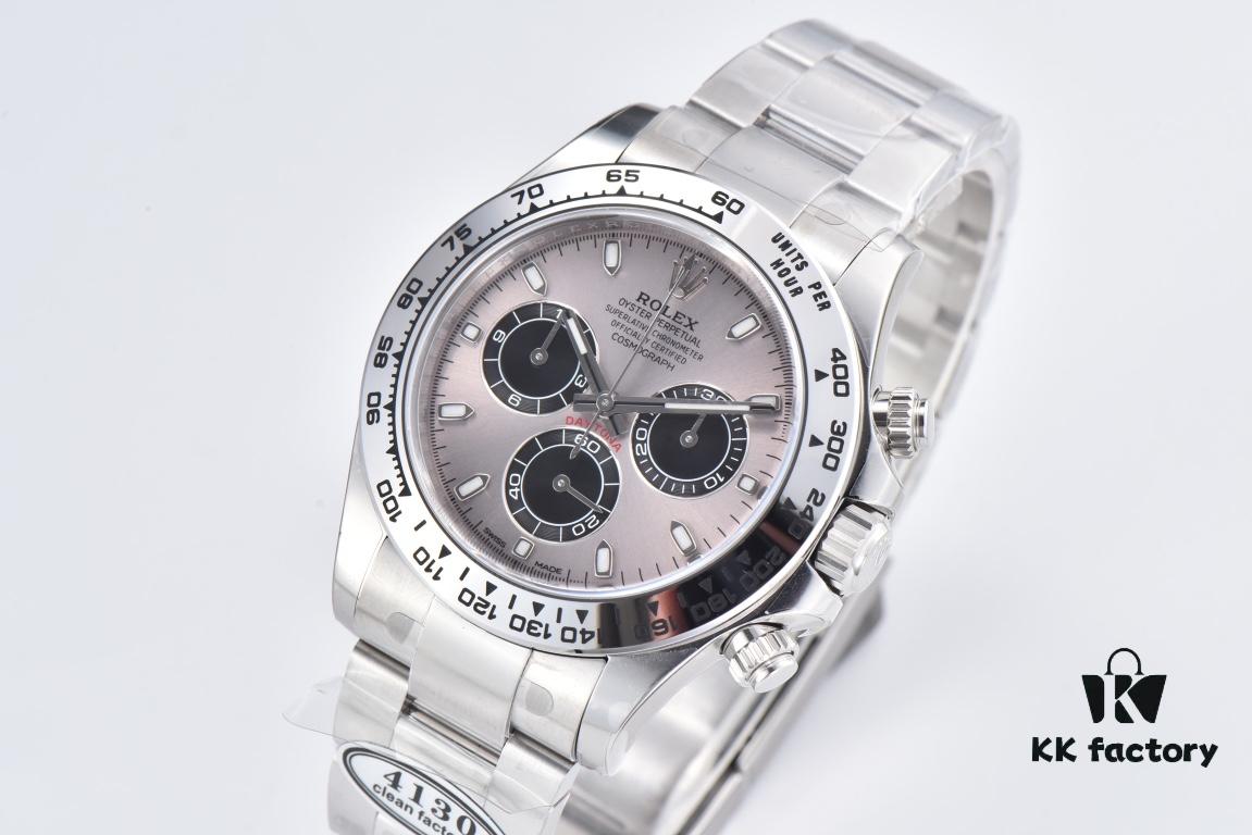 Clean Factory Platinum Daytona 116509 - Platinum Cement Grey / Platinum Red Devil