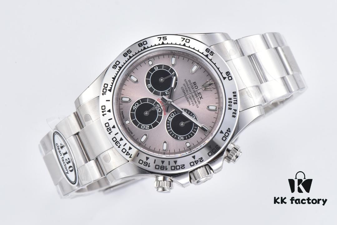 Clean Factory Platinum Daytona 116509 - Platinum Cement Grey / Platinum Red Devil