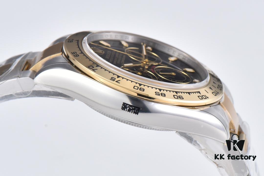 Clean Factory 116503 Two-Tone Gold Daytona with Enamel Black Dial