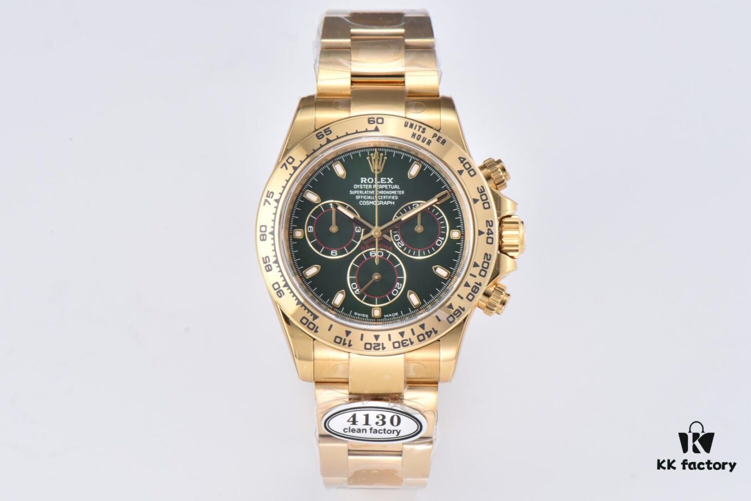 Clean Factory 116508 Green Gold Daytona