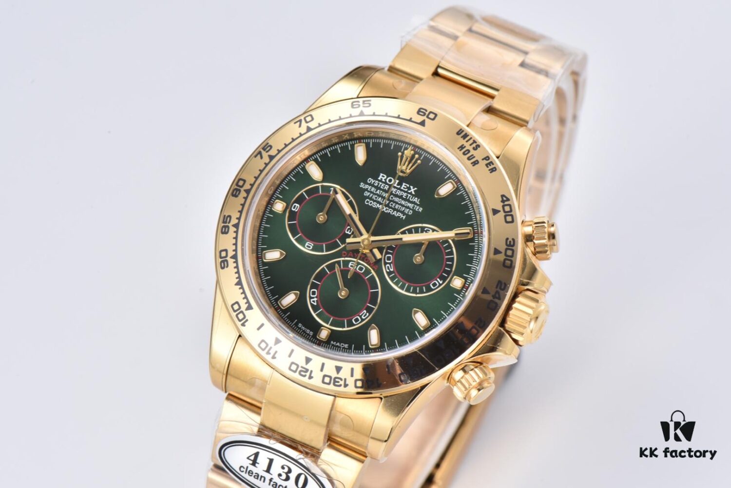 Clean Factory 116508 Green Gold Daytona