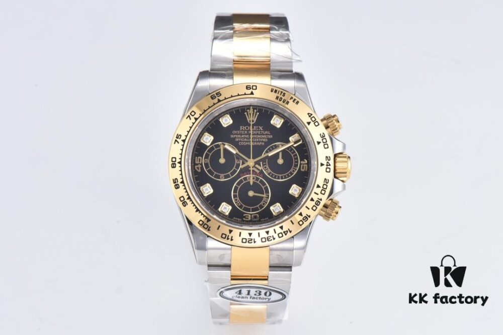 Cleant Factory 116503 Diamond-Paved Black Dial Daytona