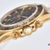 Clean Factory 116508 Black Dial Plain Engraved Daytona Full Gold Version