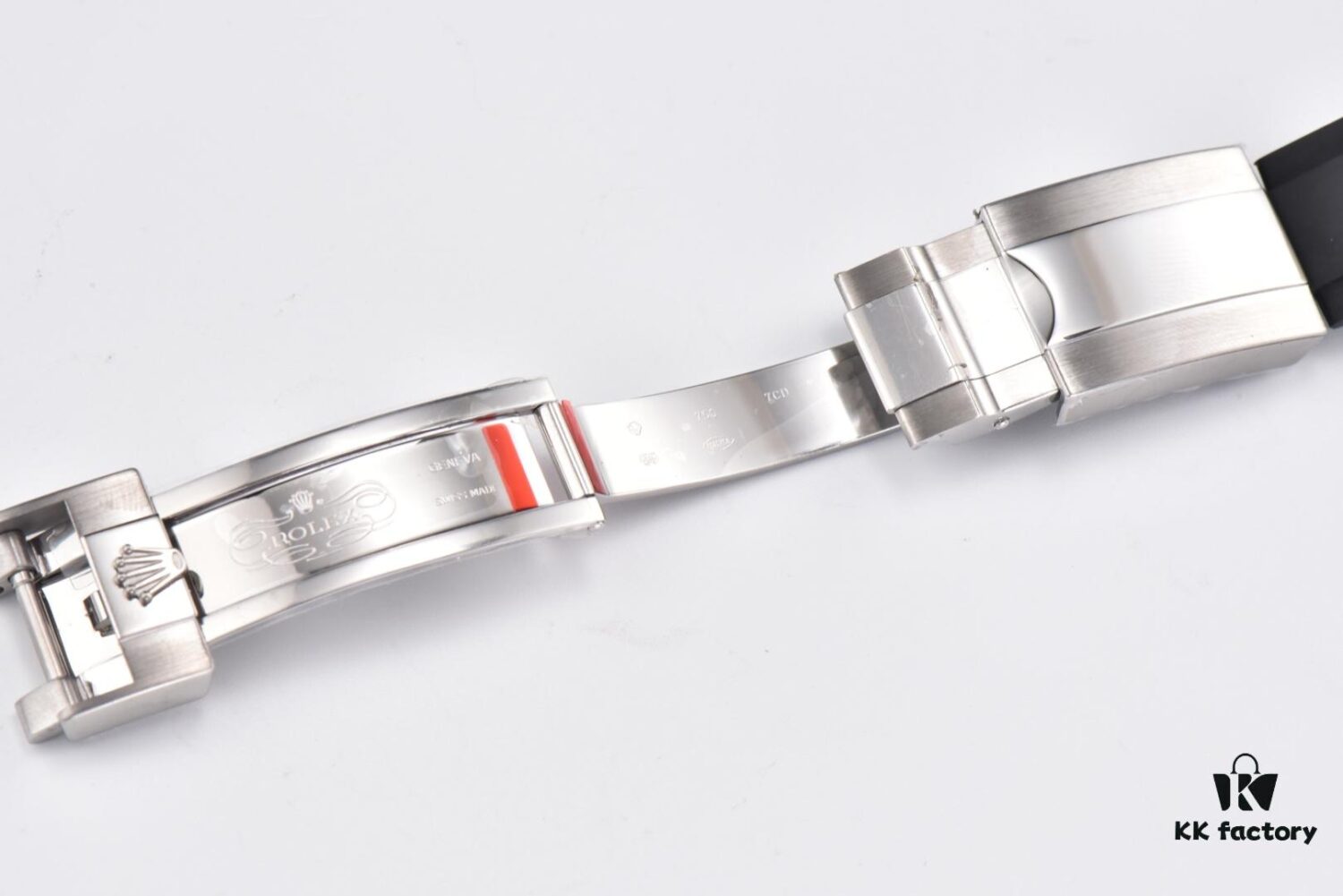 C Factory Rolex Daytona 116519 White Gold Grey Meteorite Dial Rubber Strap