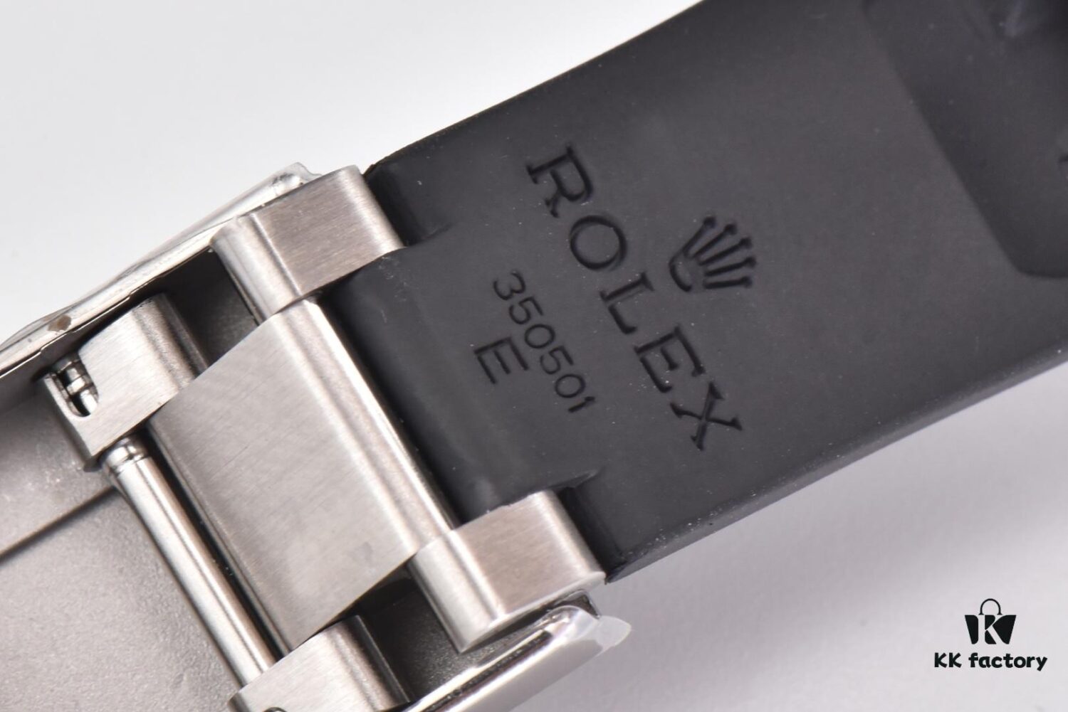 C Factory Rolex Daytona 116519 White Gold Grey Meteorite Dial Rubber Strap