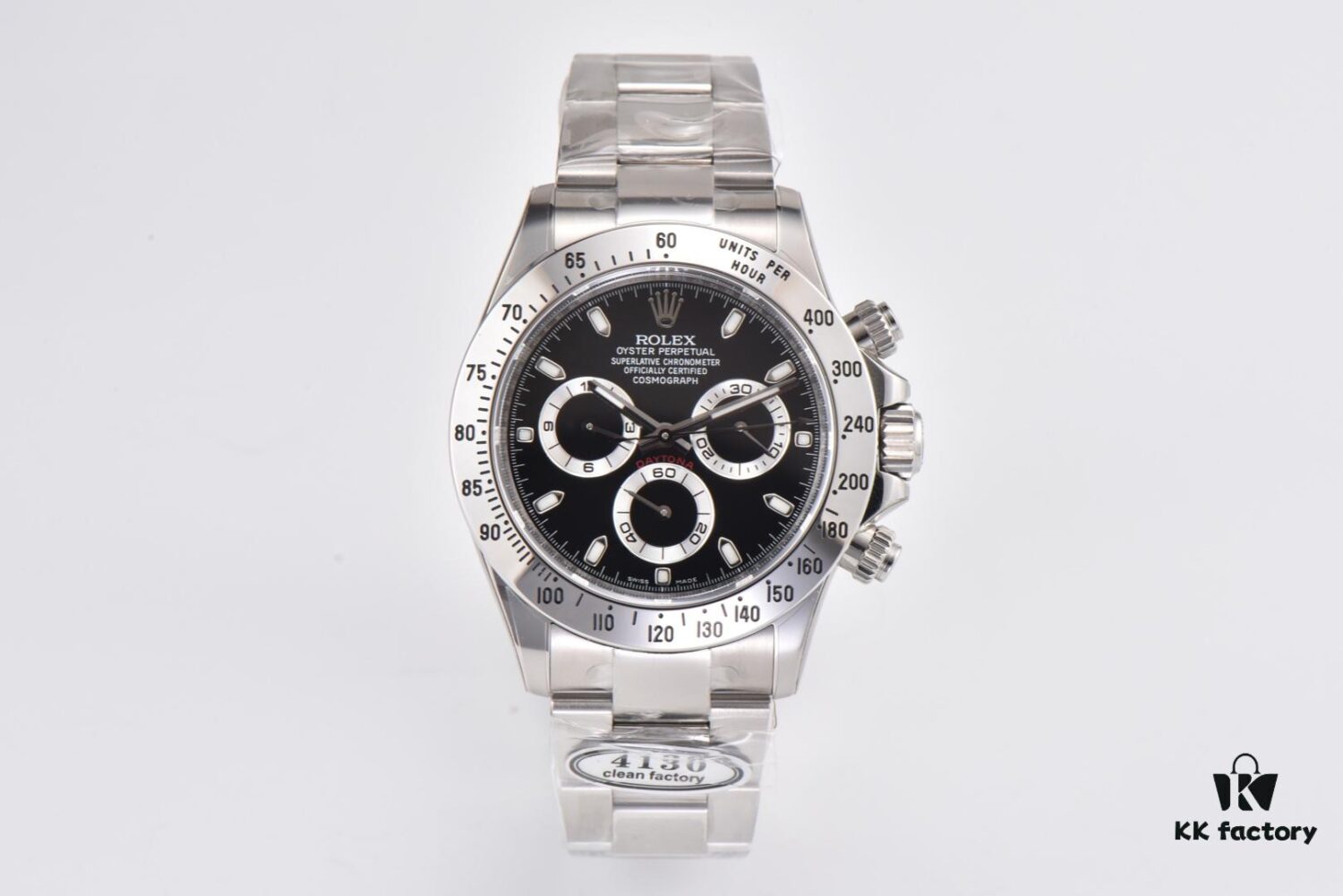 C-Factory Daytona 116520 Steel Bezel Watch - Clean Version