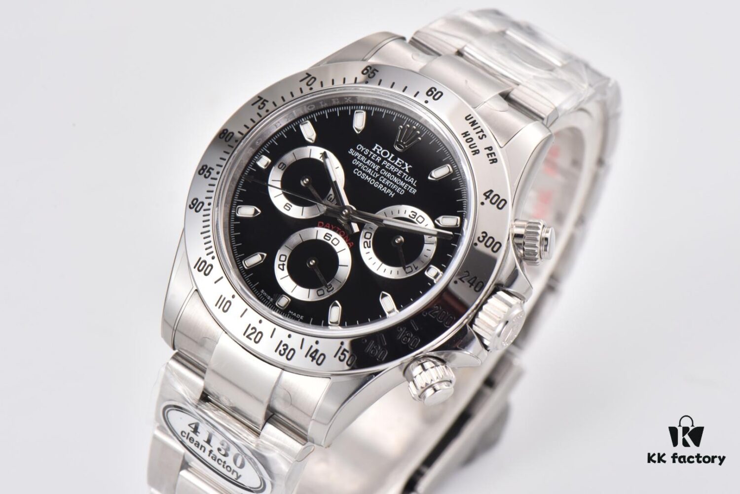 C-Factory Daytona 116520 Steel Bezel Watch - Clean Version