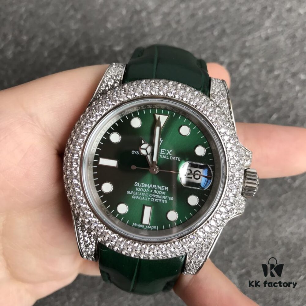 Player's Poison - Rolex Top-tier Replica V3 Version, 360° Full Diamond Inlay, 40mm Diameter, Symbol of Status – The Ultimate Choice for Those Who Hate Common Designs