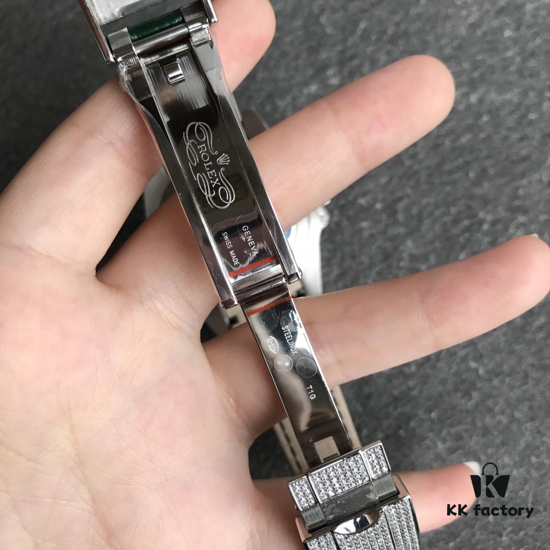 Player's Poison - Rolex Top-tier Replica V3 Version, 360° Full Diamond Inlay, 40mm Diameter, Symbol of Status – The Ultimate Choice for Those Who Hate Common Designs