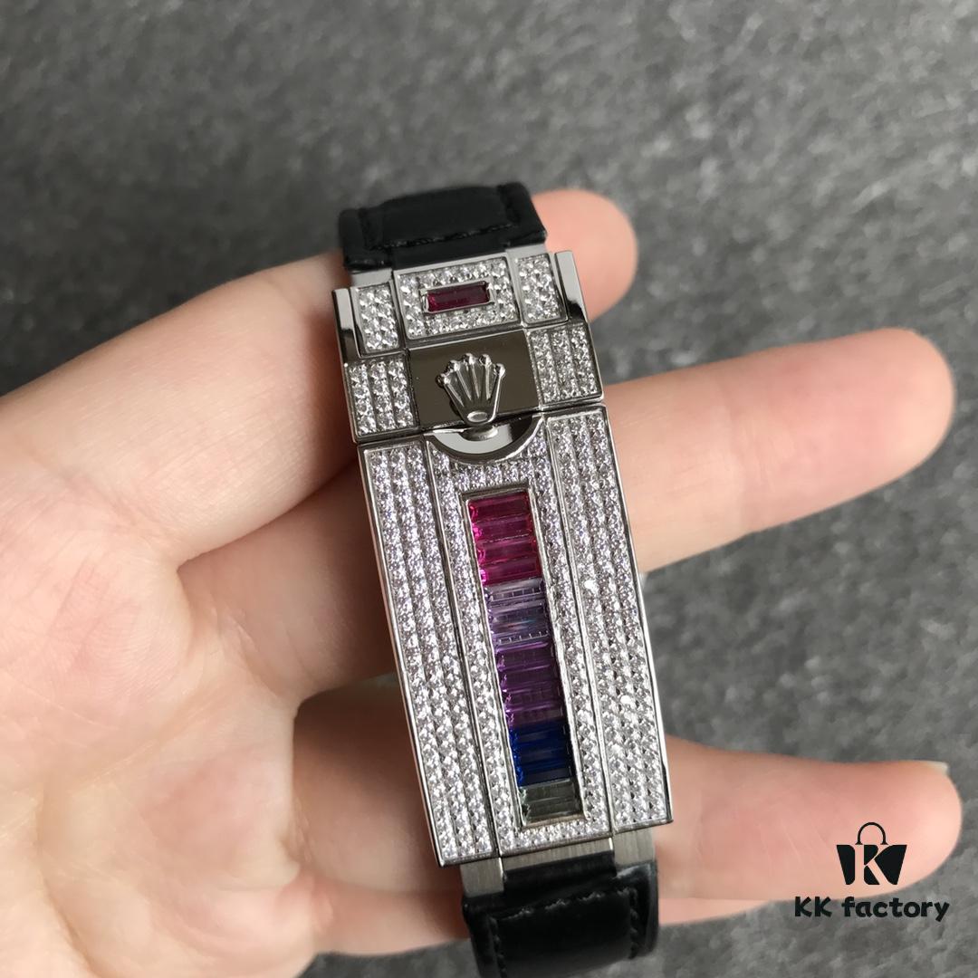 Player's Poison - Rolex Top-tier Luxury Timepiece V3 Version, 360-Degree Full Diamond Bezel, Symbol of Status, 40mm Diameter – The Ultimate Choice for Those Who Hate Common Designs