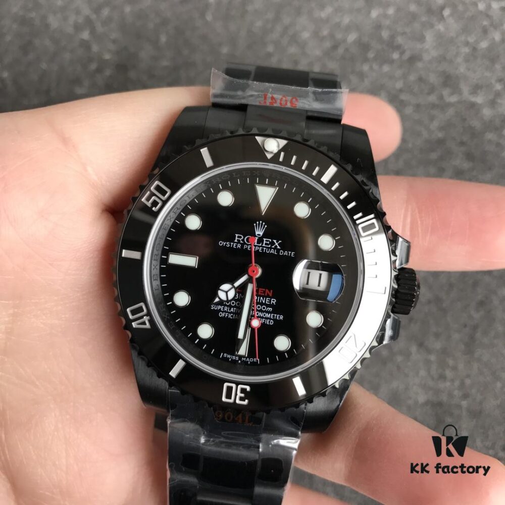 Rolex BLAKEN - Midnight Black Special Edition with Crimson Accents