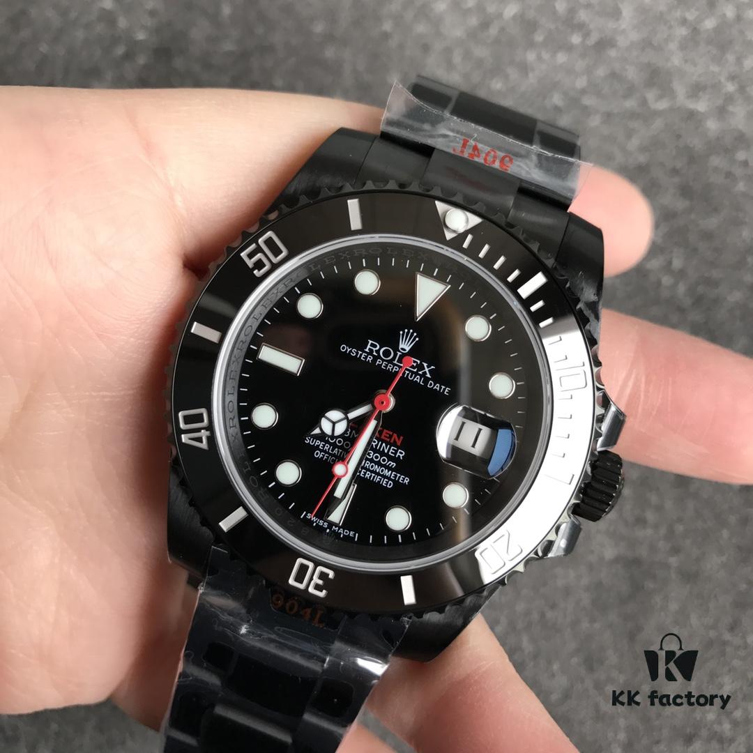 Rolex BLAKEN - Midnight Black Special Edition with Crimson Accents