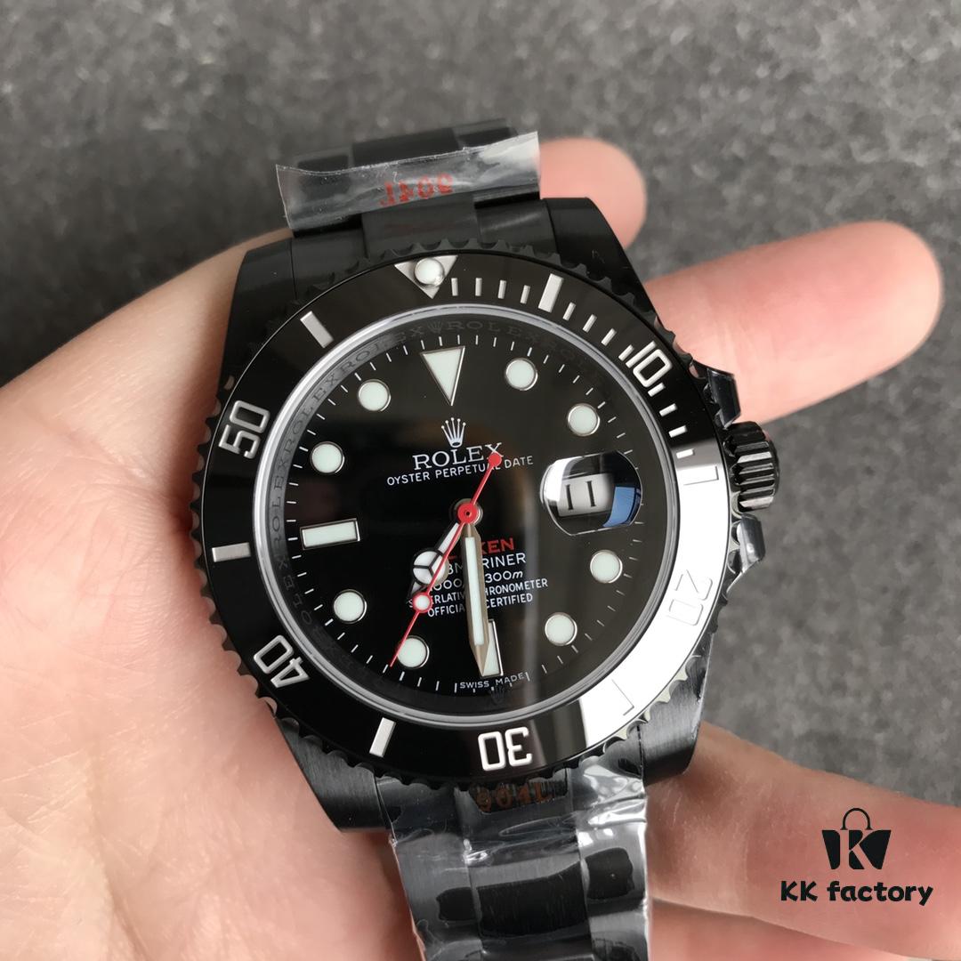 Rolex BLAKEN - Midnight Black Special Edition with Crimson Accents