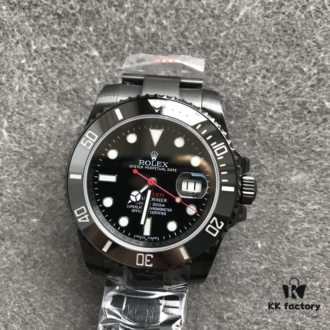 Rolex BLAKEN - Midnight Black Special Edition with Crimson Accents