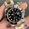 VS Rolex Submariner Date Two-Tone Black Water Ghost, Best Version on Market, Exclusive 3135 Monobloc Movement, Solid Hands and Central Pinion, Beveled Markers, 40x13mm