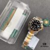 VS Rolex Submariner Date Two-Tone Black Water Ghost, Best Version on Market, Exclusive 3135 Monobloc Movement, Solid Hands and Central Pinion, Beveled Markers, 40x13mm