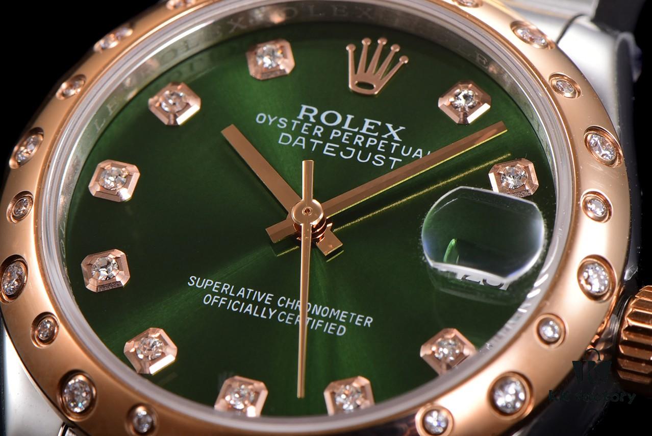 N2 Premium [Affordable Price] Oyster Perpetual Datejust 31 Series with Exclusive Classic Full Diamond Bezel