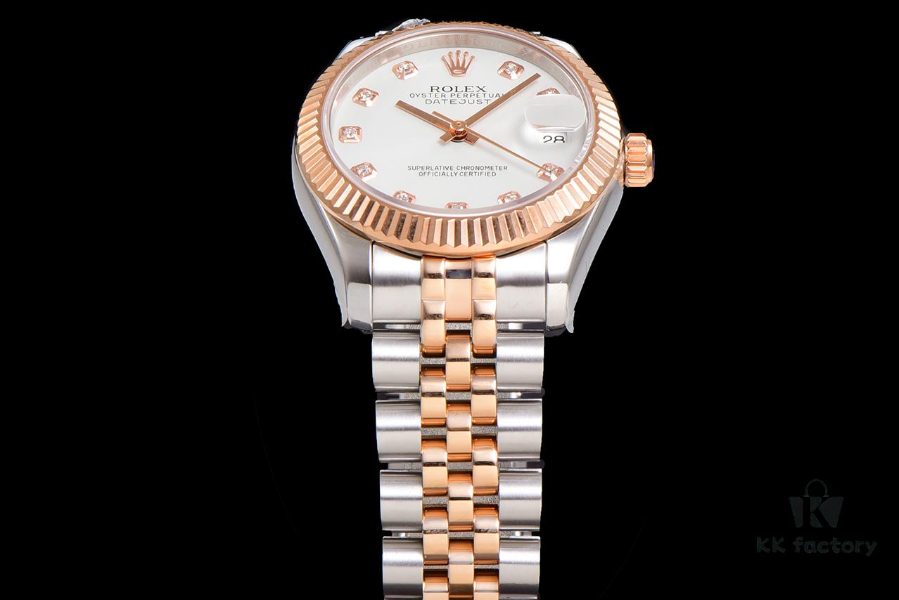 N2 Premium [Affordable Price] Oyster Perpetual Datejust 31 Series with Exclusive Classic Full Diamond Bezel