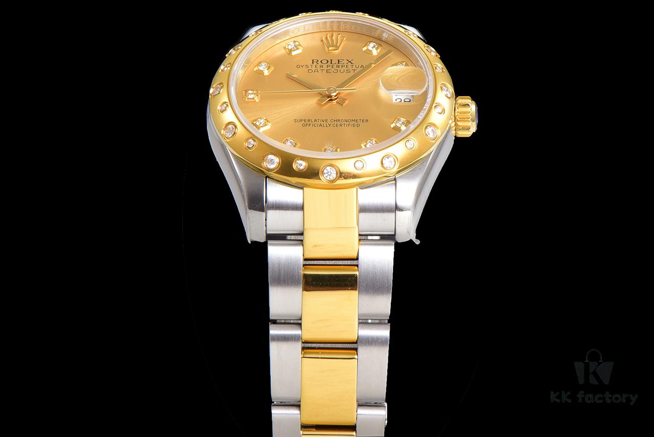 N2 Premium [Affordable Price] Oyster Perpetual Datejust 31 Series with Exclusive Classic Full Diamond Bezel