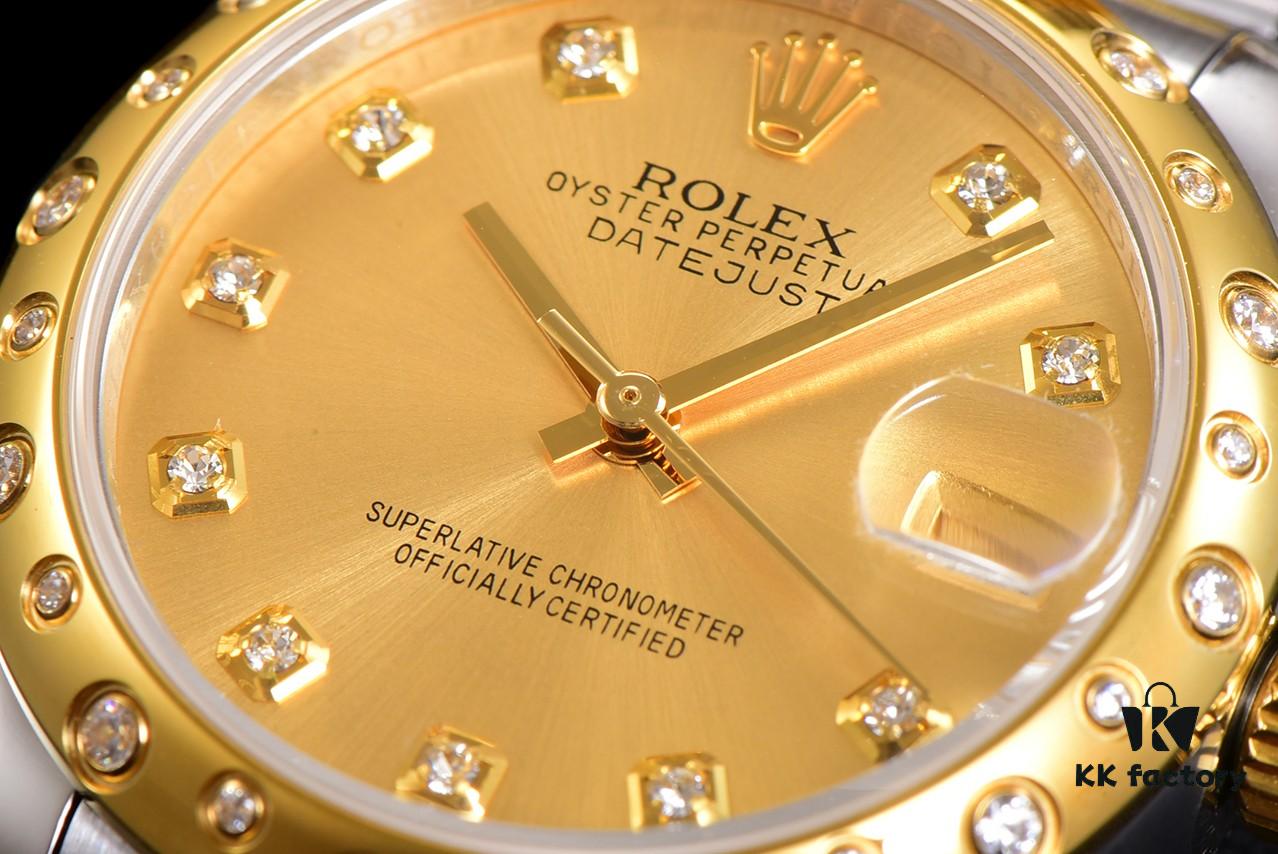 N2 Premium [Affordable Price] Oyster Perpetual Datejust 31 Series with Exclusive Classic Full Diamond Bezel